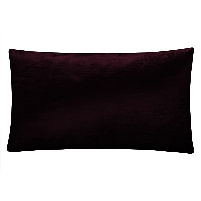 Voyage Como Velvet Cushion Aubergine